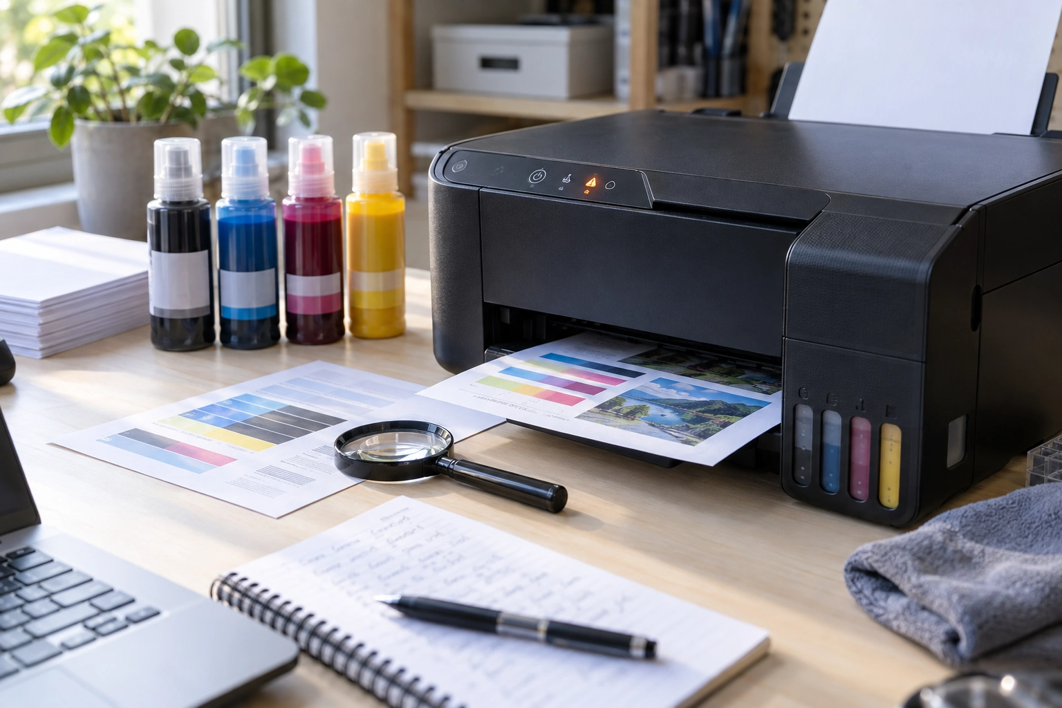 Иллюстрация к теме «Epson L3250: Service Required и ресурс абсорбера»