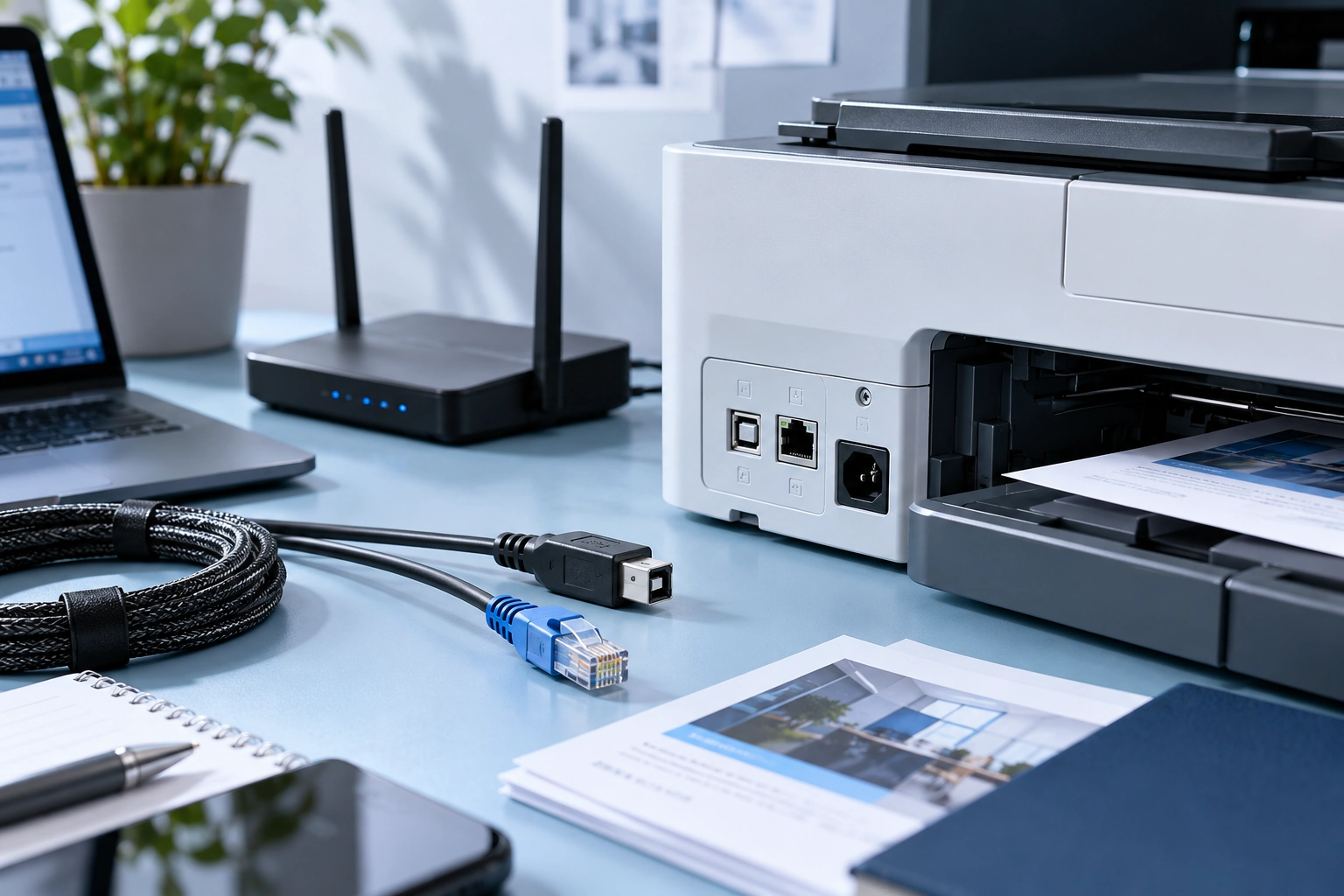 Иллюстрация к теме «Wi-Fi, USB или Ethernet: выбираем подключение»