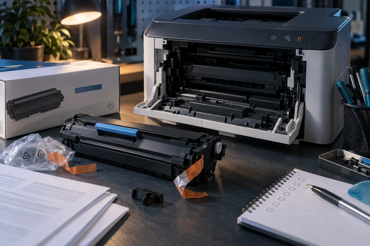 Иллюстрация к теме «Xerox B210: новый тонер и оставшееся предупреждение»