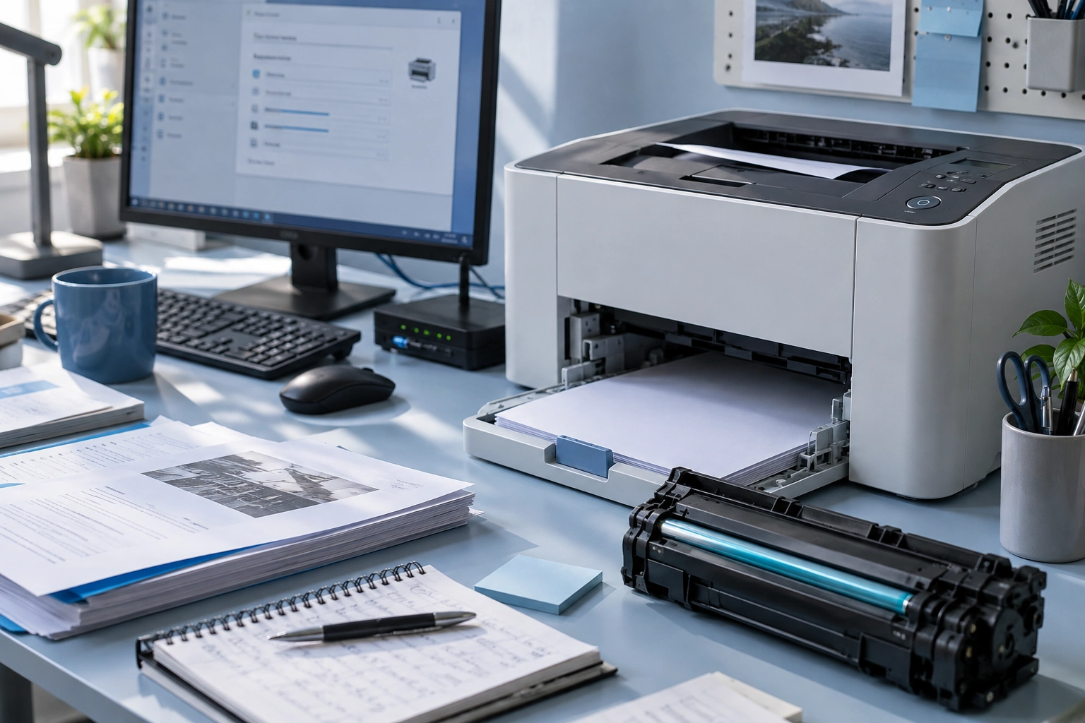 Иллюстрация к теме «Очередь Windows 11: когда нужен сброс Print Spooler»